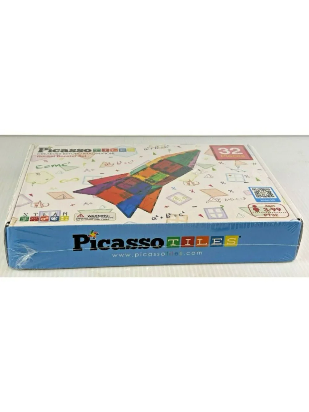 NIB Sealed PicassoTiles Rocket Booster 32pc Magnetic STEAM Building Toy Set